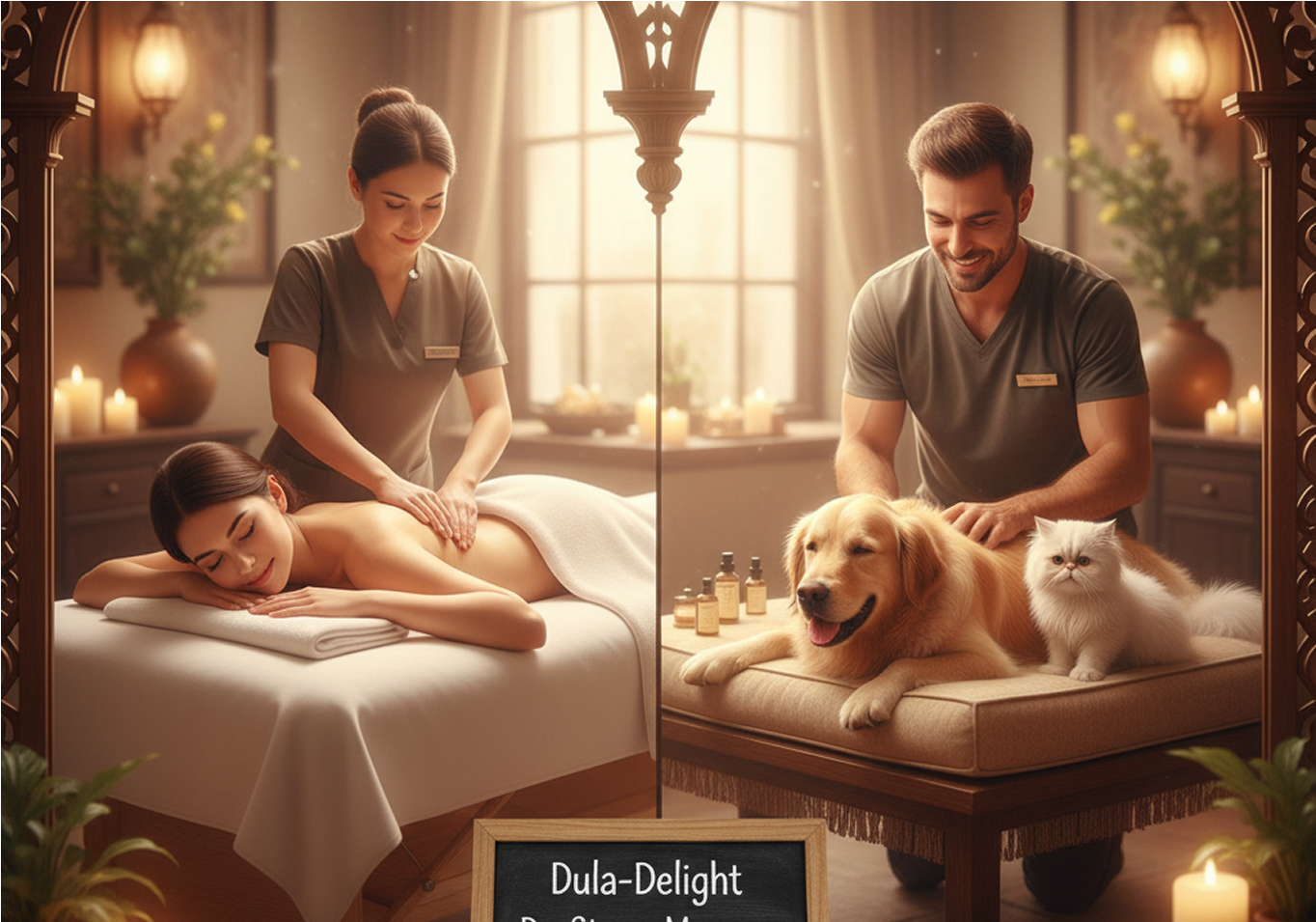Dual Delight De-Stress Massage